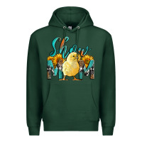 Sports Green Western Show Mom Baby Chick Premium Hoodie - LillyAllenDesigns