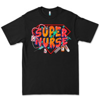 Black super nurse Premium Tee - CowGirlArtShop