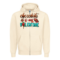 Sandshell chocolate is my valentine Zipper Hoodie - AdoDesignShop