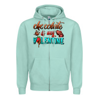 Seafoam chocolate is my valentine Zipper Hoodie - AdoDesignShop