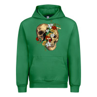 Emerald nature skull Urban Hoodie - RanaPortraitStore
