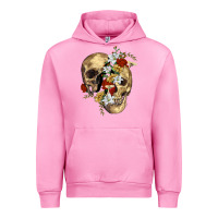 Fuchsia Pink nature skull Urban Hoodie - RanaPortraitStore