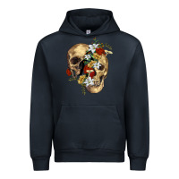 Navy nature skull Urban Hoodie - RanaPortraitStore