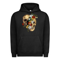 Pigment Black nature skull Urban Hoodie - RanaPortraitStore
