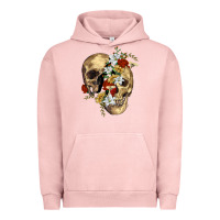 Pigment Salmon nature skull Urban Hoodie - RanaPortraitStore
