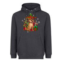 Smoke Chihuahua Christmas Heavyweight Hoodie - JahusDesignShop