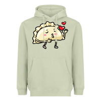 Matcha pierogi lovers t  shirt pierogi kawaii emoticon polish food dyngus day Heavyweight Hoodie - baoMotion