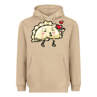 Mushroom pierogi lovers t  shirt pierogi kawaii emoticon polish food dyngus day Heavyweight Hoodie - baoMotion