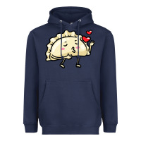 Navy pierogi lovers t  shirt pierogi kawaii emoticon polish food dyngus day Heavyweight Hoodie - baoMotion