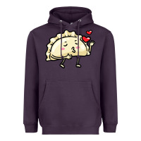 Plum pierogi lovers t  shirt pierogi kawaii emoticon polish food dyngus day Heavyweight Hoodie - baoMotion