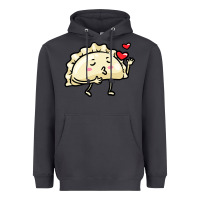 Smoke pierogi lovers t  shirt pierogi kawaii emoticon polish food dyngus day Heavyweight Hoodie - baoMotion