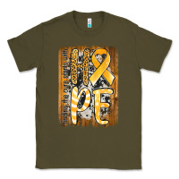 Army Green finding the cure starts with hope childhood cancer awareness  with bac Classic Tee - Jasminsmagicworld