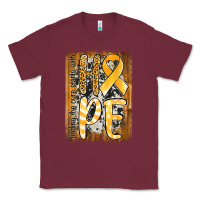 Burgundy finding the cure starts with hope childhood cancer awareness  with bac Classic Tee - Jasminsmagicworld