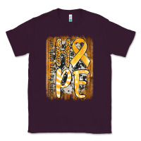 Plum finding the cure starts with hope childhood cancer awareness  with bac Classic Tee - Jasminsmagicworld