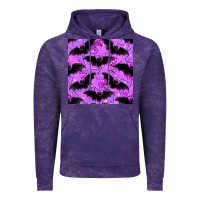 Cloud Purple halloween bat and stars seamless pattern Vintage Hoodie - BundleAndBundleShop