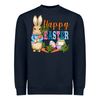 Navy easter bunny egg and carrots Heavyweight Sweatshirt - AdoDesignShop