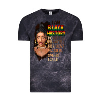 Cloud Black I am black history black girl Vintage Tee - FaDigitalArtStudio