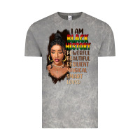 Cloud Rock I am black history black girl Vintage Tee - FaDigitalArtStudio