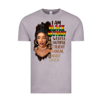 Vintage Zinc I am black history black girl Vintage Tee - FaDigitalArtStudio