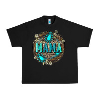 Black Mama with gemstone leopard Mother's Day Urban Heavy Tee - FaDigitalArtStudio