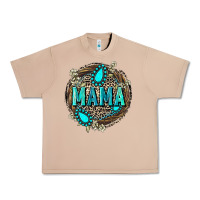 Burro Mama with gemstone leopard Mother's Day Urban Heavy Tee - FaDigitalArtStudio
