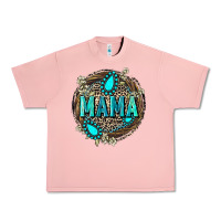 Salmon Mama with gemstone leopard Mother's Day Urban Heavy Tee - FaDigitalArtStudio