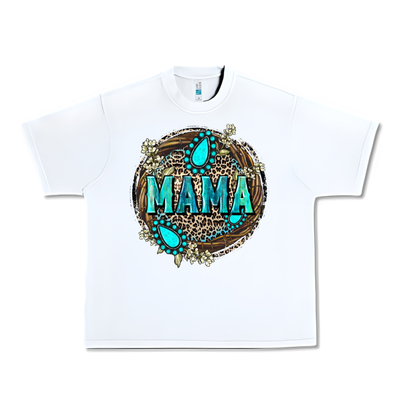 Mama With Gemstone Leopard Mother's Day Urban Heavy Tee by FaDigitalArtStudio | Teevron