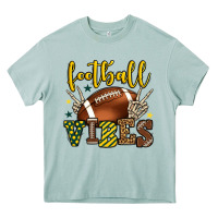 Arona Football vibes yellow and green team color Heavy Core Tee - HowdyJamesFarm
