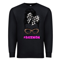 Black racemom Premium Sweatshirt - JahusDesignShop