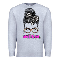 Heather Grey racemom Premium Sweatshirt - JahusDesignShop