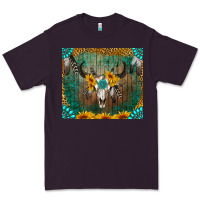 Plum boho bullskull Premium Tee - RanaPortraitStore