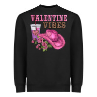 Black valentines day valentine vıbes Heavyweight Sweatshirt - AdoDesignShop
