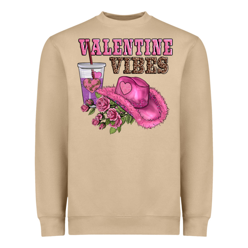 Valentines Day Valentine Vıbes Heavyweight Sweatshirt by AdoDesignShop | Teevron