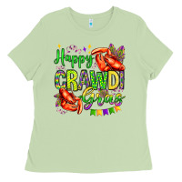 Matcha happy crawdi gras olivia Ladies Tee - OliviaCreatesArt