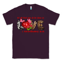 Plum Let all that you do be done in love i corinthians Classic Tee - HowdyJamesFarm