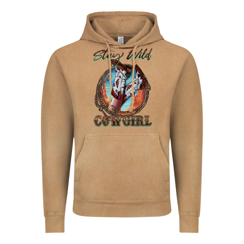Stay Wild Cowgirl Vintage Hoodie by FaDigitalArtStudio | Teevron