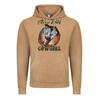 Vintage Camel Stay Wild Cowgirl Vintage Hoodie - FaDigitalArtStudio