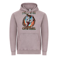 Vintage Zinc Stay Wild Cowgirl Vintage Hoodie - FaDigitalArtStudio