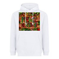 White feliz navidad Christmas cactus leopard Heavyweight Hoodie - JahusDesignShop