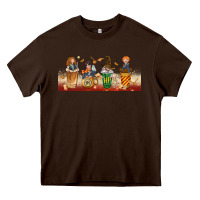 Chocolate Brown wizards coffee cups Heavy Core Tee - TumblerDesignByShophia