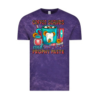 Cloud Purple Coffee Scrubs And Prophy Paste Dentist Coffee Vintage Tee - FaDigitalArtStudio