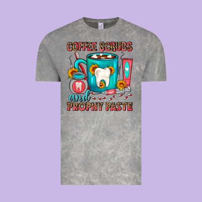 Coffee Scrubs And Prophy Paste Dentist Coffee Vintage Tee Designed By Fadigitalartstudio
