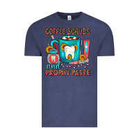 Vintage Denim Coffee Scrubs And Prophy Paste Dentist Coffee Vintage Tee - FaDigitalArtStudio