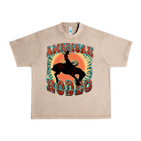 French Oak American rodeo Urban Heavy Tee - FaDigitalArtStudio