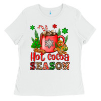 White hot cocoa season Ladies Tee - OliviaCreatesArt