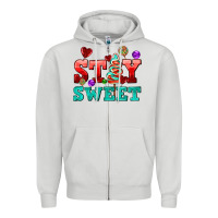 Stay Sweet Zipper Hoodie | Teevron
