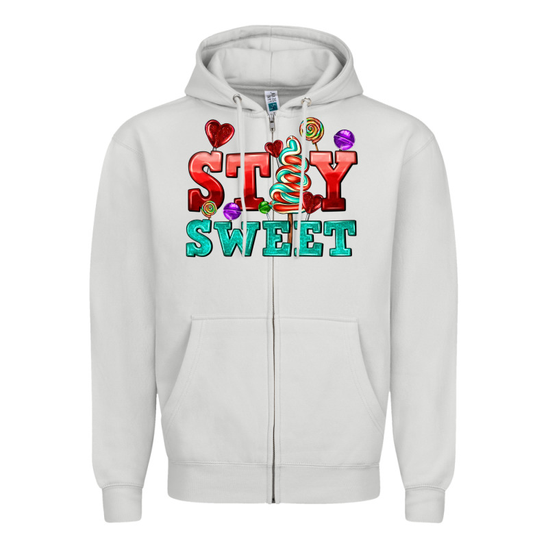 Stay Sweet Zipper Hoodie by AdoDesignShop | Teevron