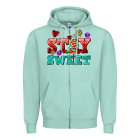 Seafoam stay sweet Zipper Hoodie - AdoDesignShop