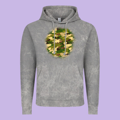 Camouflage Patch 2 Vintage Hoodie Designed By Bundleandbundleshop