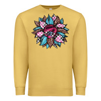 Antique Gold race leopard sunflower Premium Sweatshirt - JahusDesignShop